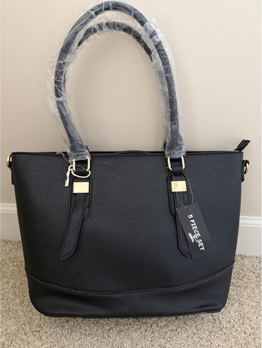 NWT 5-piece purse, faux leather